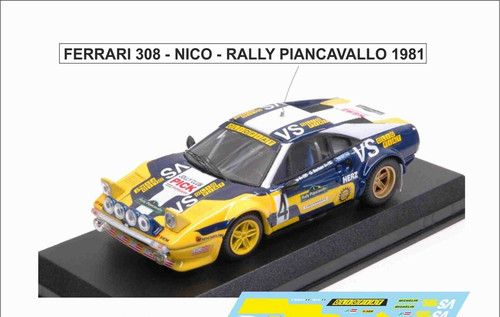 Ferrari 308 4 - 4, rally